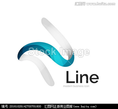 現代矢量色帶標志 色彩與動感的視覺交響